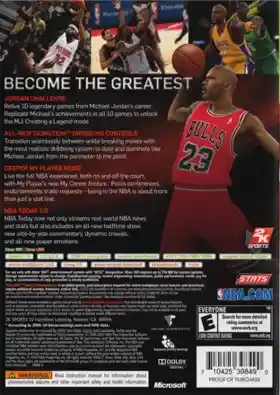 NBA 2K11 (USA) box cover back